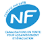 NF canalisations en fonte pour assainissement et évacuation