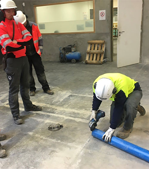 Electrosteel France forme les futurs fontainiers VEOLIA