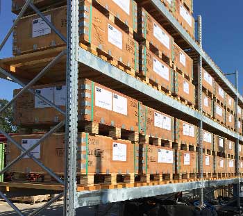 Electrosteel installe 1 200m linéaires de rayonnages supplémentaires